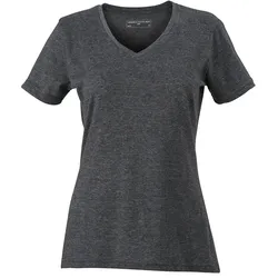 Damen Heather T-Shirt "JN973" - S - schwarz-melange