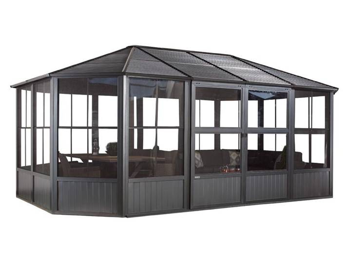 Sojag Charleston 1218 Metall Pavillon mit Seitenteilen 4x6 m