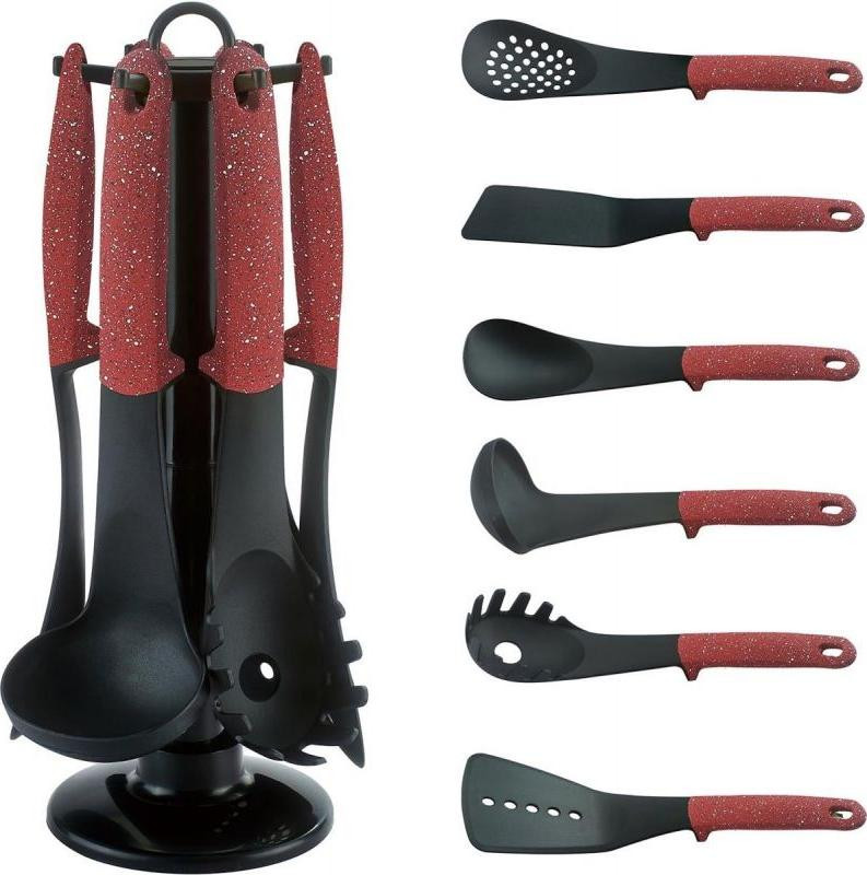 Royalty Line RLU06 Keukenaccessoire set, 7-delig, rood