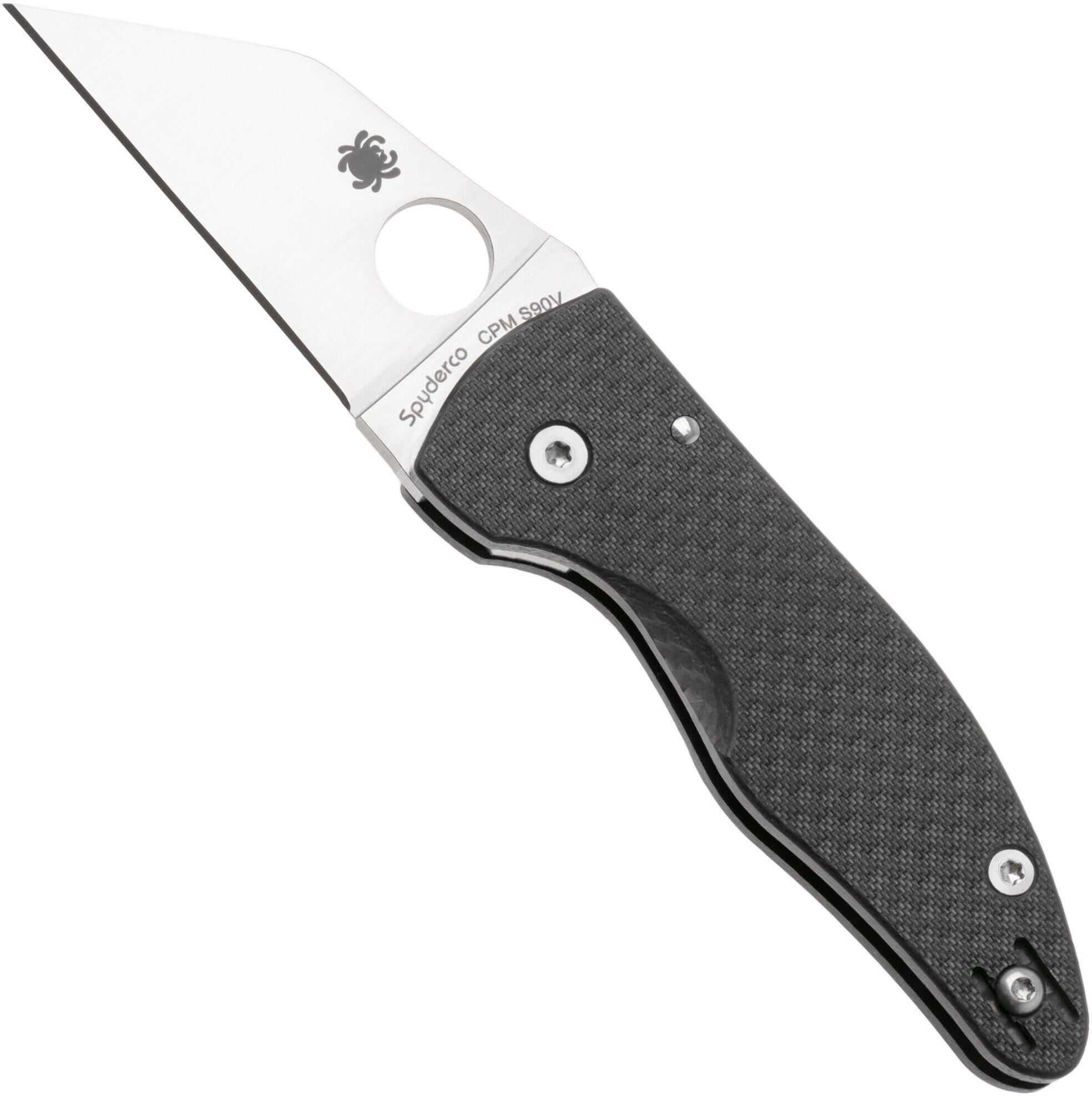 Spyderco MicroJimbo CPM S90V C264CFP Carbon Fiber, Sprint Run coltello da tasca, Michael Janich design