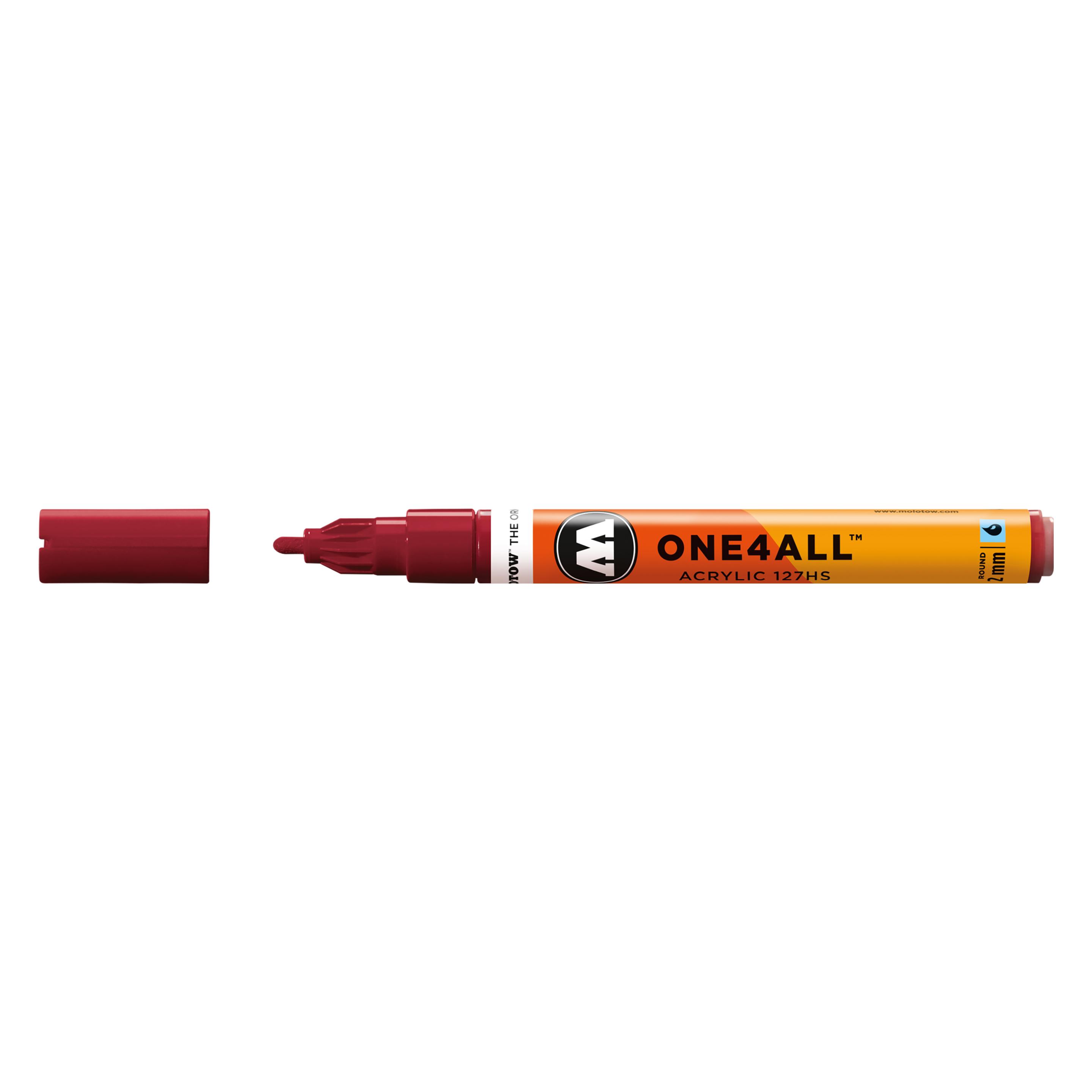 Molotow Filzstift One4all 127HS burgundy 086, Rundsze (1x) (127204)