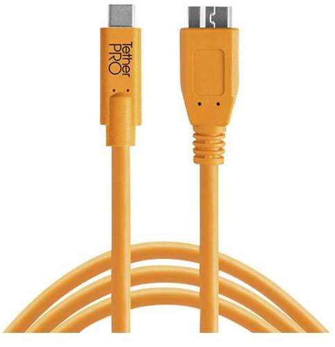 Tether Tools USB-Kabel USB-C Stecker, USB-Micro-B 3.0 Stecker 4.60 m Orange CUC3315-ORG