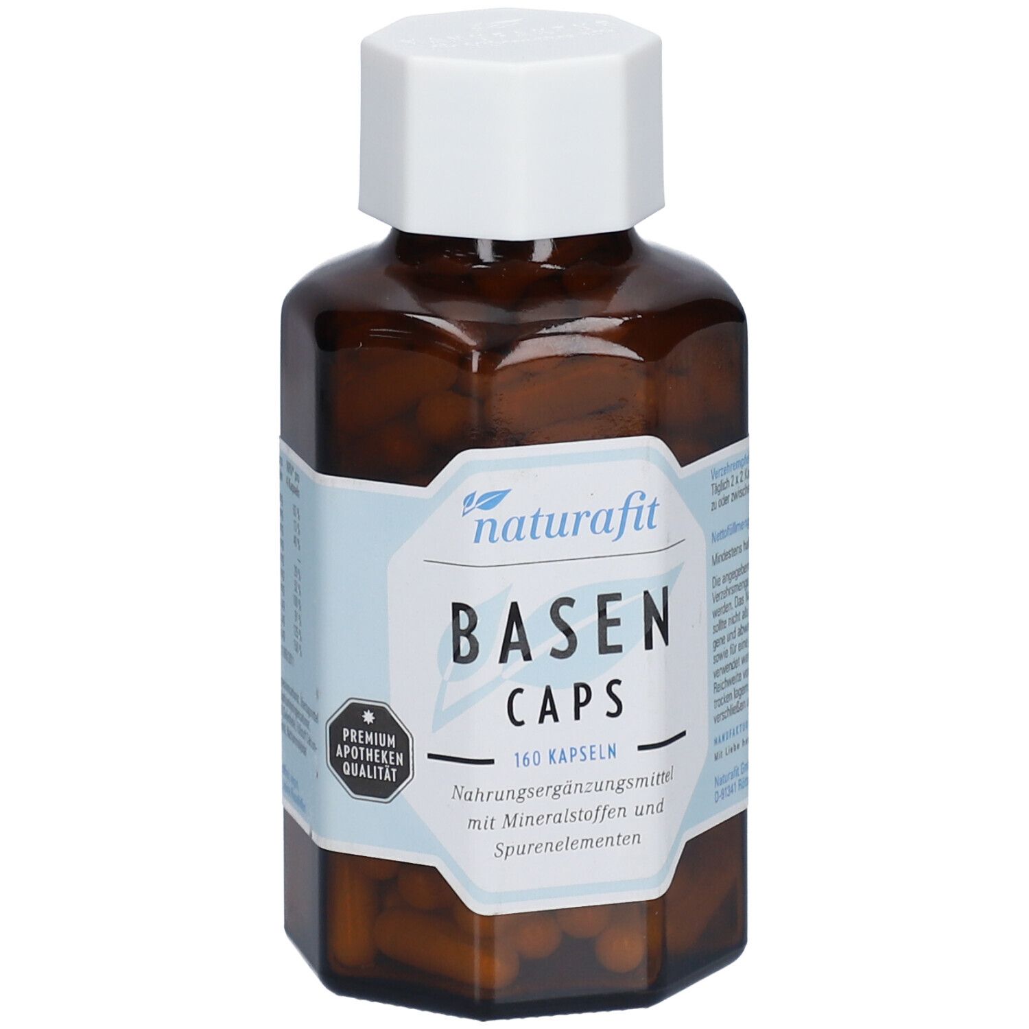 Naturafit Basen Caps 160 St Kapseln