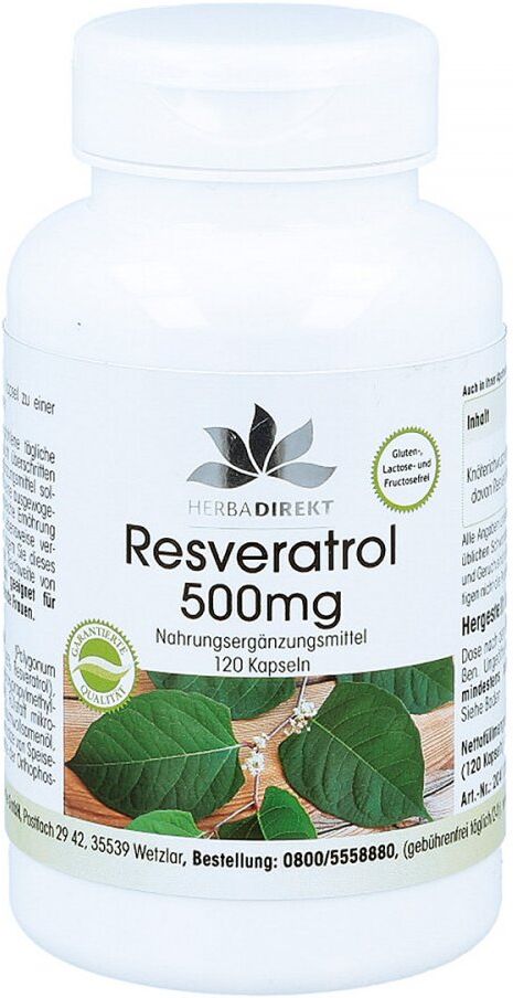 Warnke Resveratrol 500 mg Kapseln 120stk
