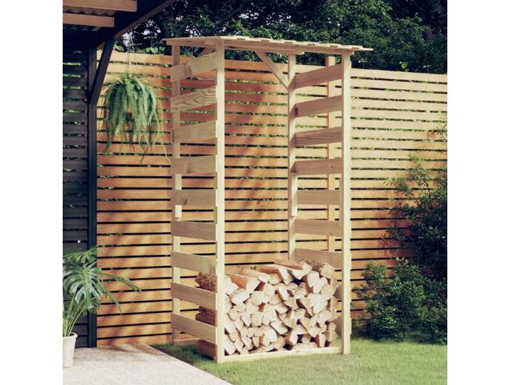 Pergola de jardin avec auvent, 100x90x200 cm, en bois de pin