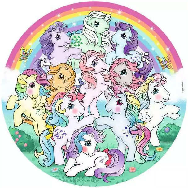 Puzzle 500 pcs rond J'adore les poneys, My Little Pony - Ravensburger