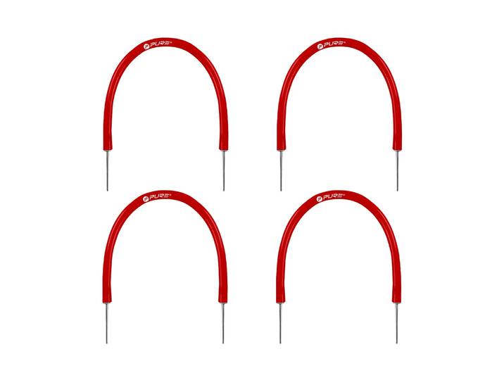 Pure2Improve Golf Putting Gate Trainingsbogen 4er Set rot