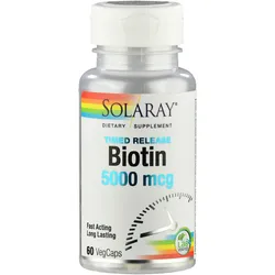 Biotin 5000 Mcg Solaray 60 ST