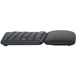 Logitech Ergo K860 for Business (DE, Kabellos), Tastatur, Grau