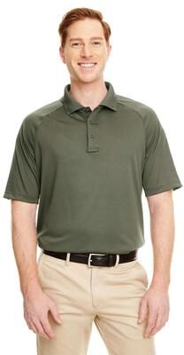 Harriton M211 Men's Advantage Tactical Performance Polo Shirt in Green size Small   Polyester