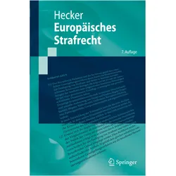 Europäisches Strafrecht, Fachbücher von Bernd Hecker
