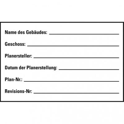 Dreifke® Aufkleber mit sonstigen Informationen, transparent, Folie, selbstklebend, 70x50mm