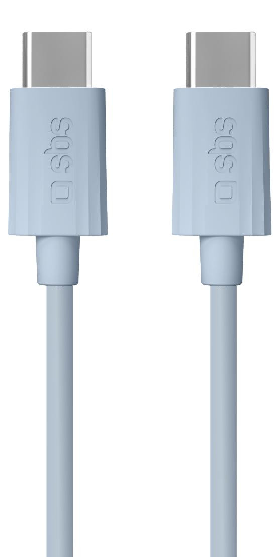 SBS USB-C naar USB-C kabel van gerecycled GRS-gecertificeerd materiaal