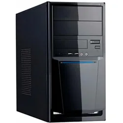 Linkworld 7271-23 - Midi Tower - PC - Schwarz - 3.5 Zoll - 176 mm - 387 mm (Flex-ATX, mATX, Mini-ATX), PC Gehäuse, Schwarz