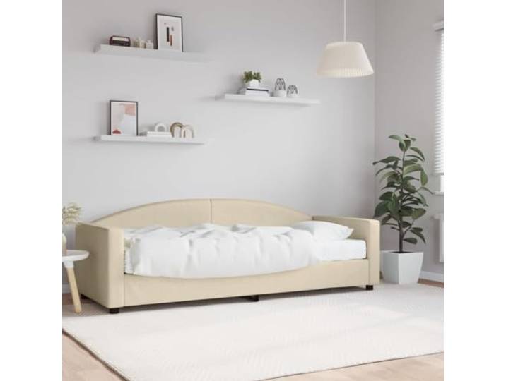 RJPLMFV Tagesbett 2-in-1 mit Matratze, Schaumstoff, 80 x 200 cm Schlafsofa, ausziehbar, Stoff, langlebig, Struktur aus Holz und Metall, Lattenrost inklusive