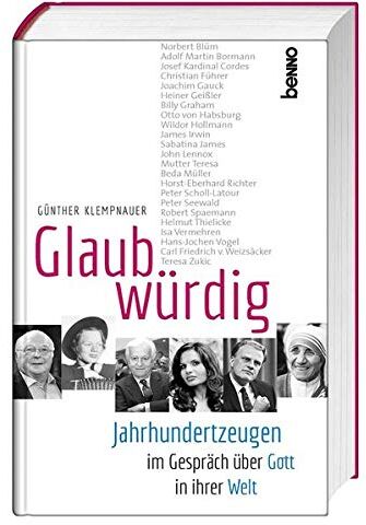 Günther Klempnauer - Glaubwürdig: Jahrhundertzeugen im Gespräch über Gott in ihrer Welt - Preis vom 04.10.2026 03:51:26 h