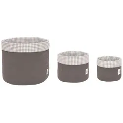 Lässig Aufbewahrungskorb (3 Stk) - Basket, Anthracite