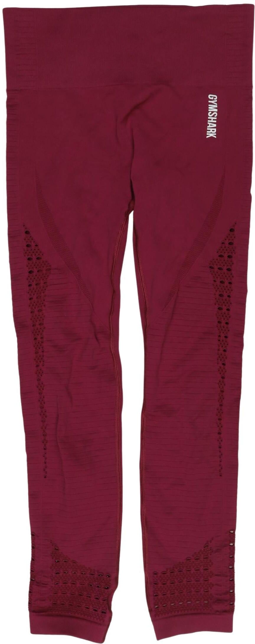 Gymshark Damen Stoffhose, Bordeaux, Gr. W26, kein / Etikett - Second Hand