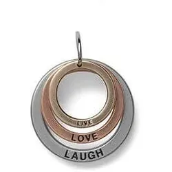 Motiv-Anhänger Live Love Laugh
