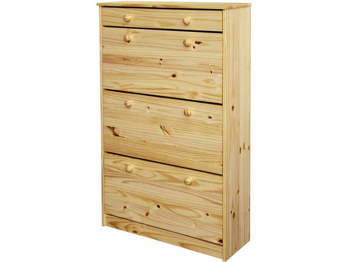 Schuhschrank Nira natur Kiefer B 80 H 128 cm