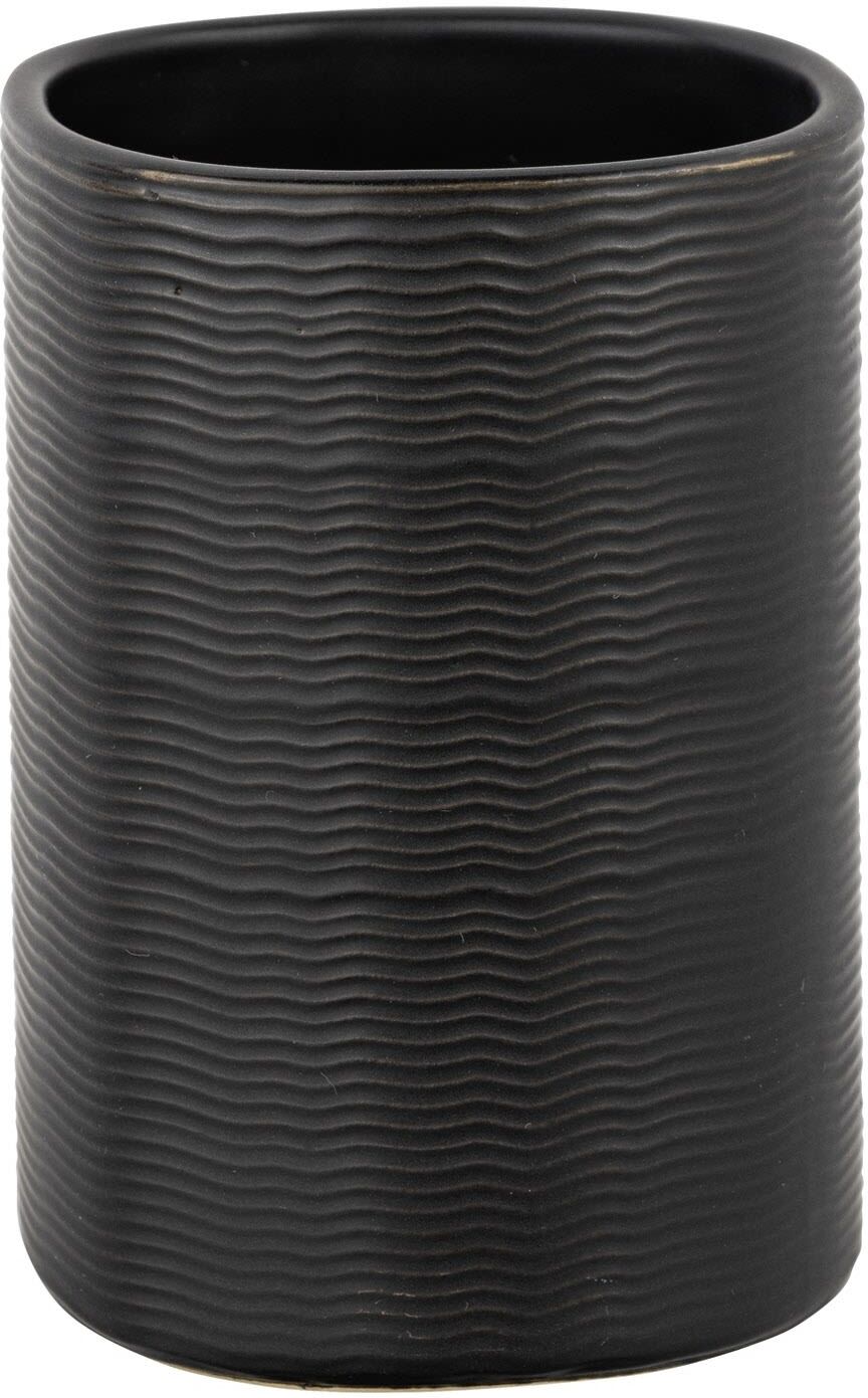 SCHÖNER WOHNEN-Kollektion Zena Bad-Accessoire Set, 3-teilig, Accessoires, 71410800, schwarz