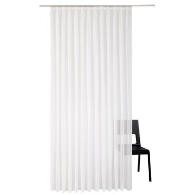 Gardine WIRTH "Audrey", weiß, B:550cm H:210cm, Polyester, Gardinen, Gardine, Store mit FB 1:3 nach Maß