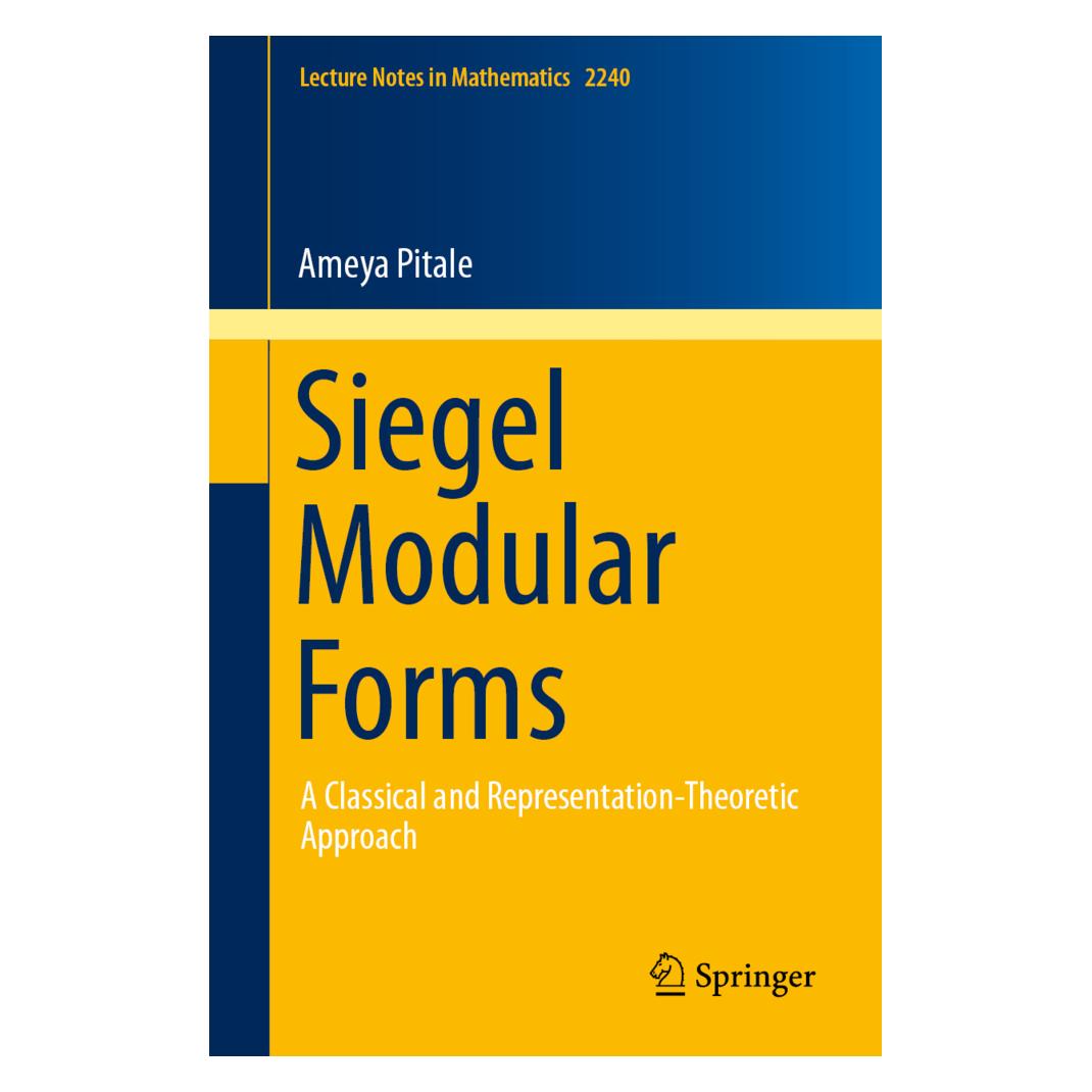Springer Siegel Modular Forms (Englisch, Softcover, Ameya Pitale) (56055632)