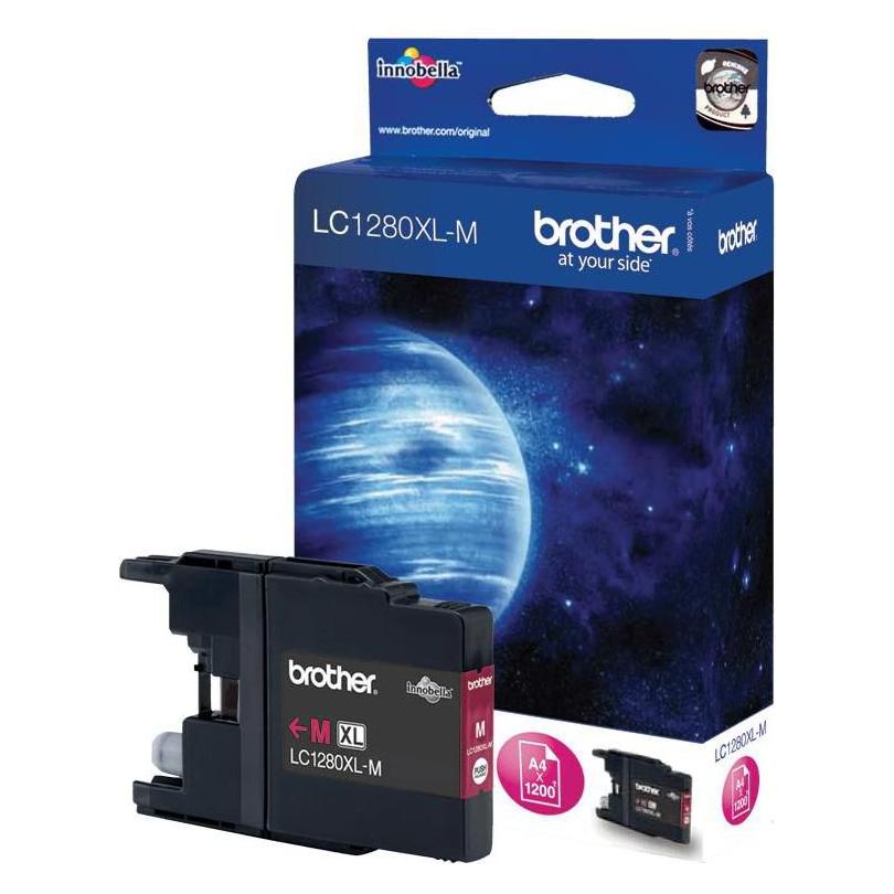 Brother Ink Magenta High Cap. Pages (LC-1280XLM)
