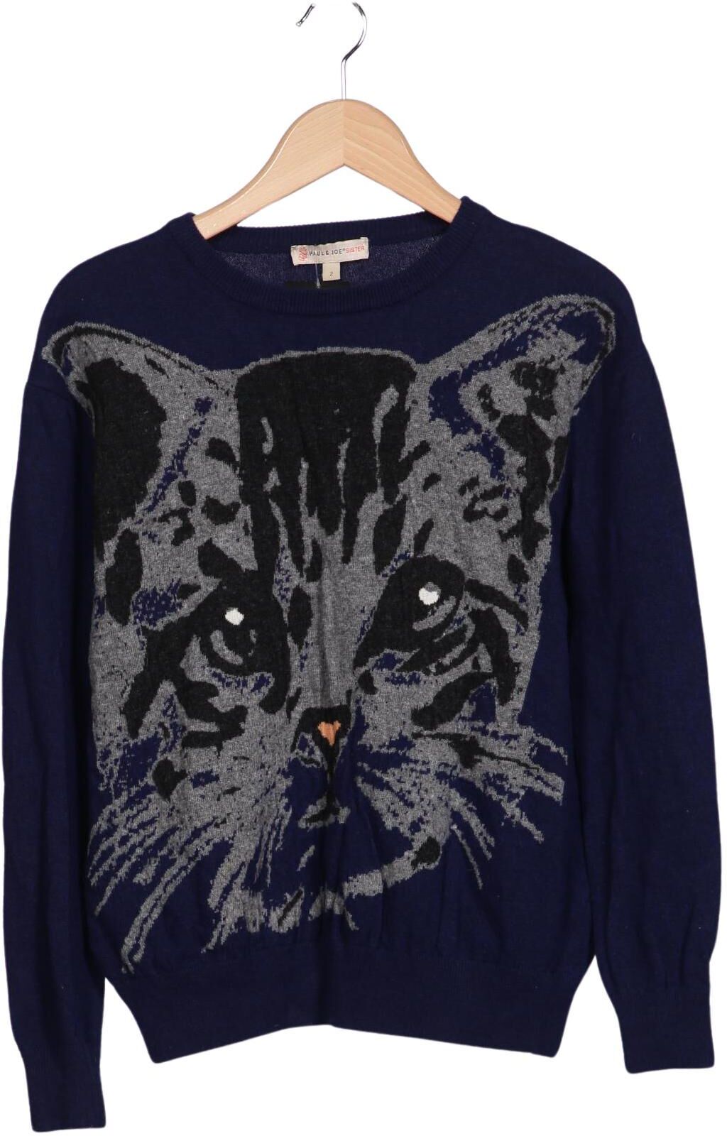 Paul & Joe Sister Damen Pullover, Marineblau, Gr. EU 38 (FR 40), Synthetik / Wolle / Viskose / Kaschmir - Second Hand