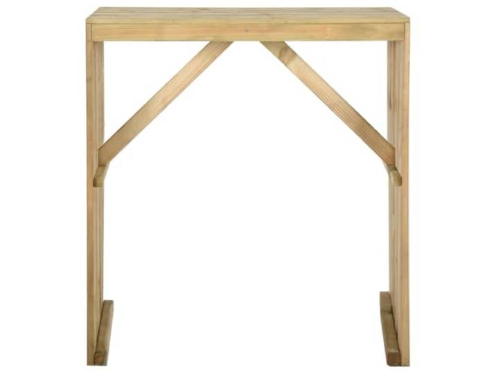 FDSAQOPT Bartisch 100x60x110 cm aus imprägniertem Kiefernholz für Garten Stehhöhe,schlichtes Design,Kiefernholz,Outdoor,Innenbereich,Seifenlösung,ganzjährig nutzbar
