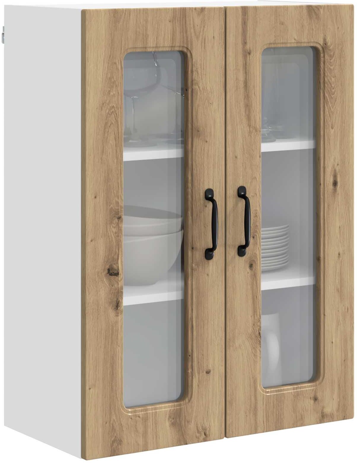 vidaXL Panneau de lave-vaisselle Kalmar Chêne artisanal