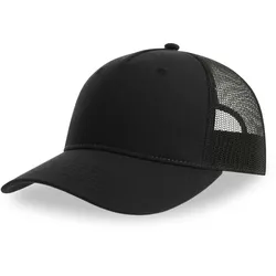 Atlantis Unisex 5-Panel Trucker Kappe Netz Cap ZIOC black/black one size