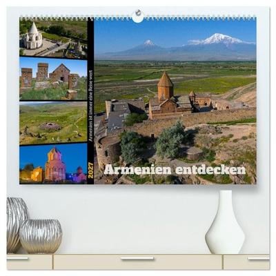 Armenien entdecken (hochwertiger Premium Wandkalender 2027 DIN A2 quer), Kunstdruck in Hochglanz
