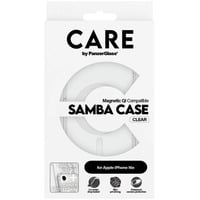 Samba Case, Handyhülle transparent/silber, iPhone 16e, QI-kompatibel