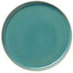 8x Flache Teller Ø 28 cm Steinzeug ROCKZZERO One Myrtle Green / grün