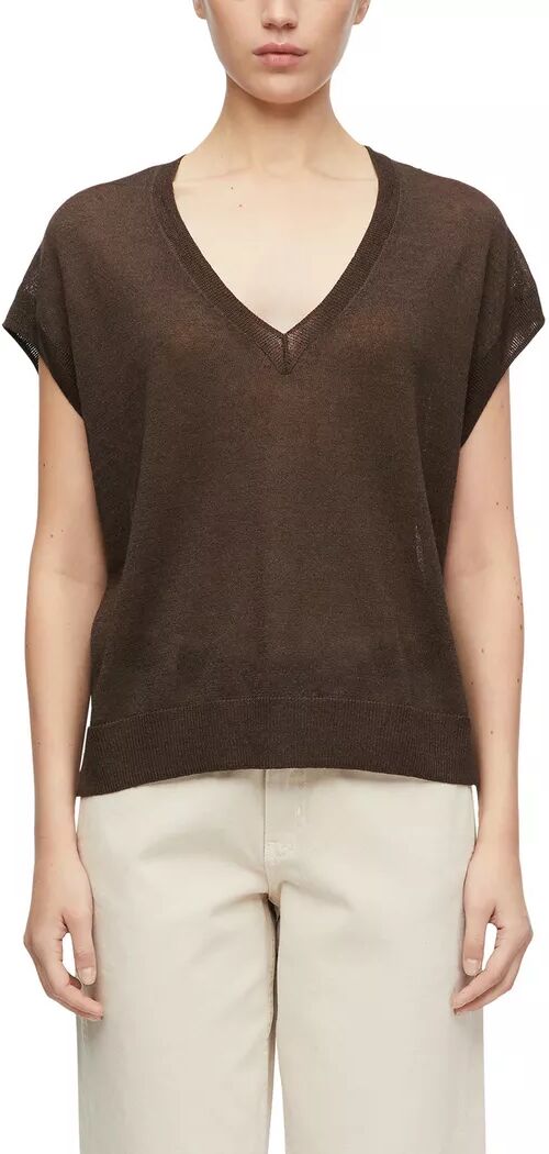 Comma - Strickpullover, für Damen, Braun Größe S