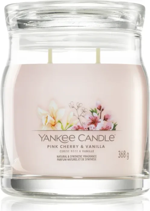 YANKEE CANDLE Signature 2 Dochte Pink Cherry & Vanilla 368 g