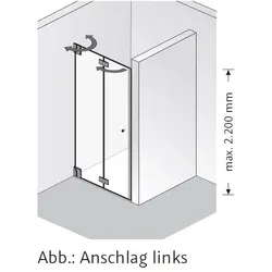 HSK K2.06 Drehfalttür Nische K2.06