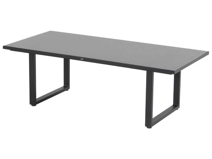Hartman Ancona Kaffeetisch Aluminium schwarz 150x70x50 cm
