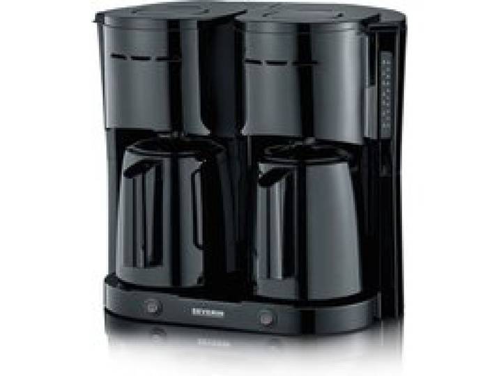 Cafetière Filtre Isotherme Duo - SEVERIN - KA9315 - Jusquà 2L soit 16 tasses - 2 verseuses isothermes - 2 filtres pivotants - Noir