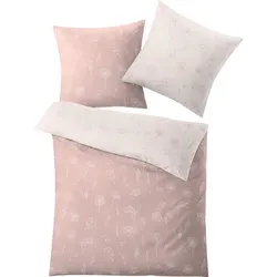 Kleine Wolke Bettwäsche Leone Rose Komfort Bettbezug 155x220, Kissenbezug 80x80cm