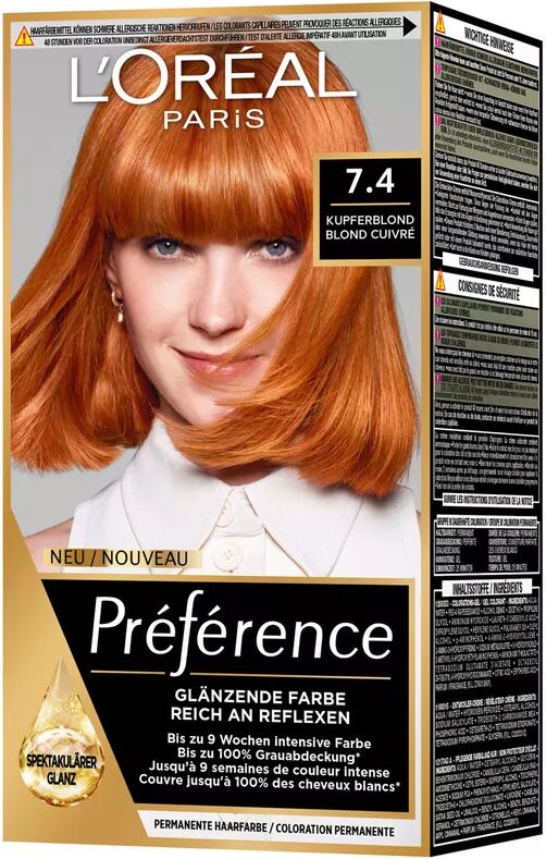 L'Oréal Paris - Permanent Coloration, 1 Stück, . Kupferblond/Blond cuivré