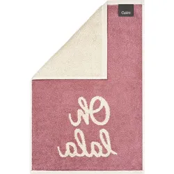 Gästetuch Oh lala (BL 30x50 cm) - rosa - BL 30x50 cm