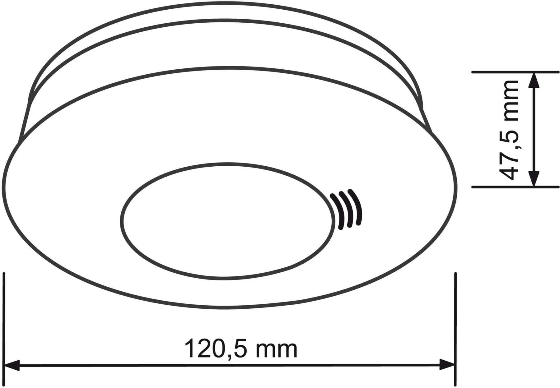 Busch-Jaeger Rauchalarm studioweiß ProfessionalLINE 6833-84 (2CKA006800A2717)