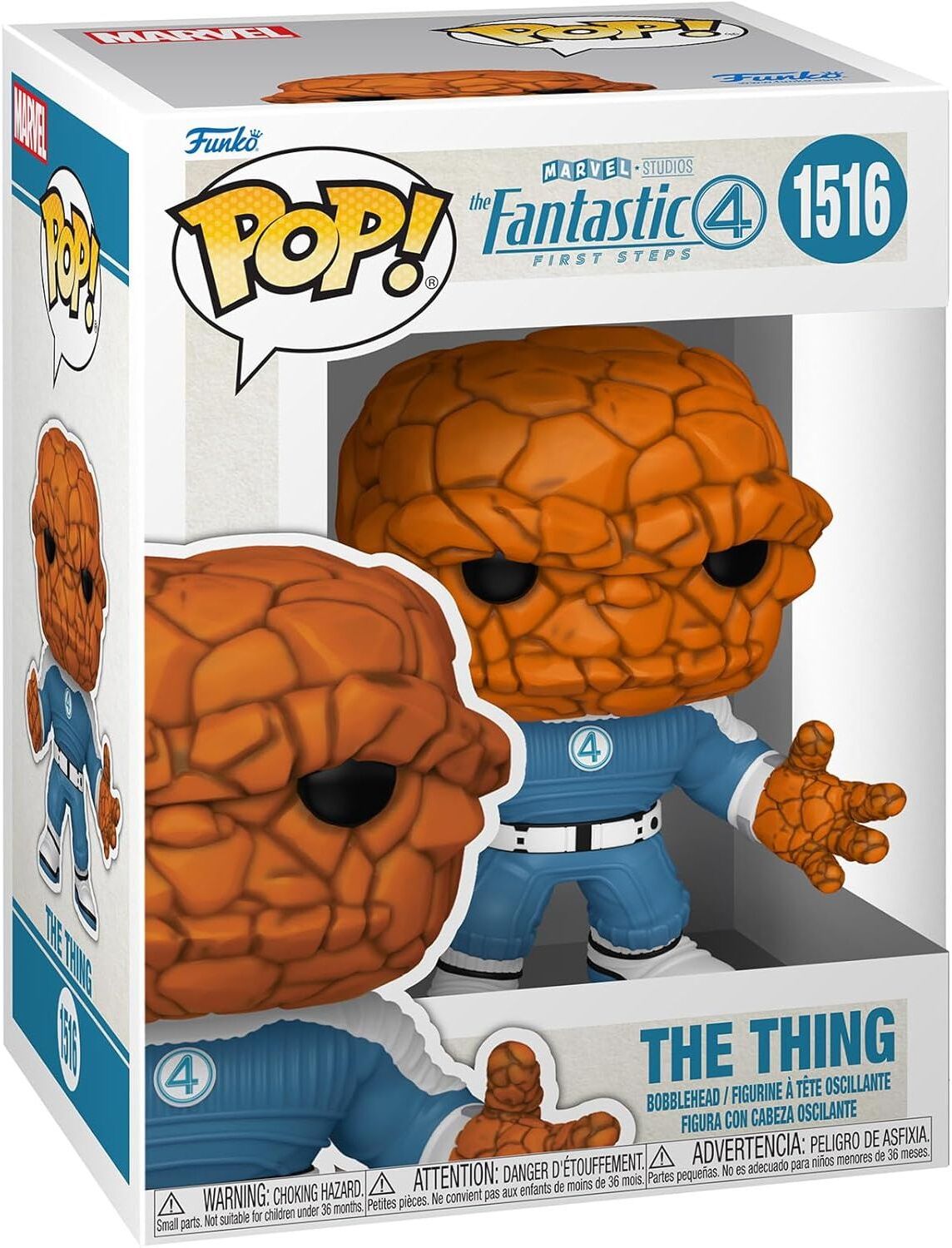 Funko Pop! Marvel: Fantastic Four (2025) – The Thing Collectable Vinyl Figure