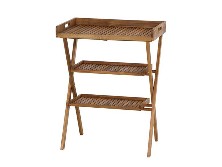 Siena Garden Caruna Tablett 70x45x91 cm Akazie Natur