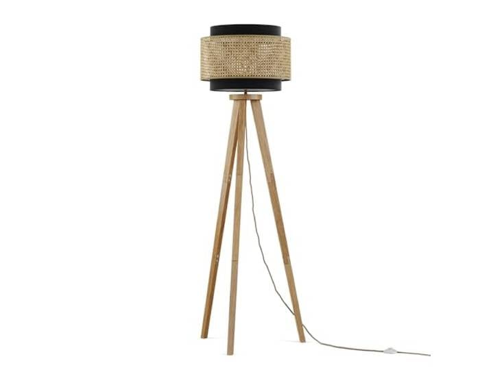 Vicco Stehlampe Morten, Schwarz, 45 x 142 cm