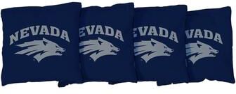 Skip's Garage Nevada Wolf Pack Blue Cornhole Bags