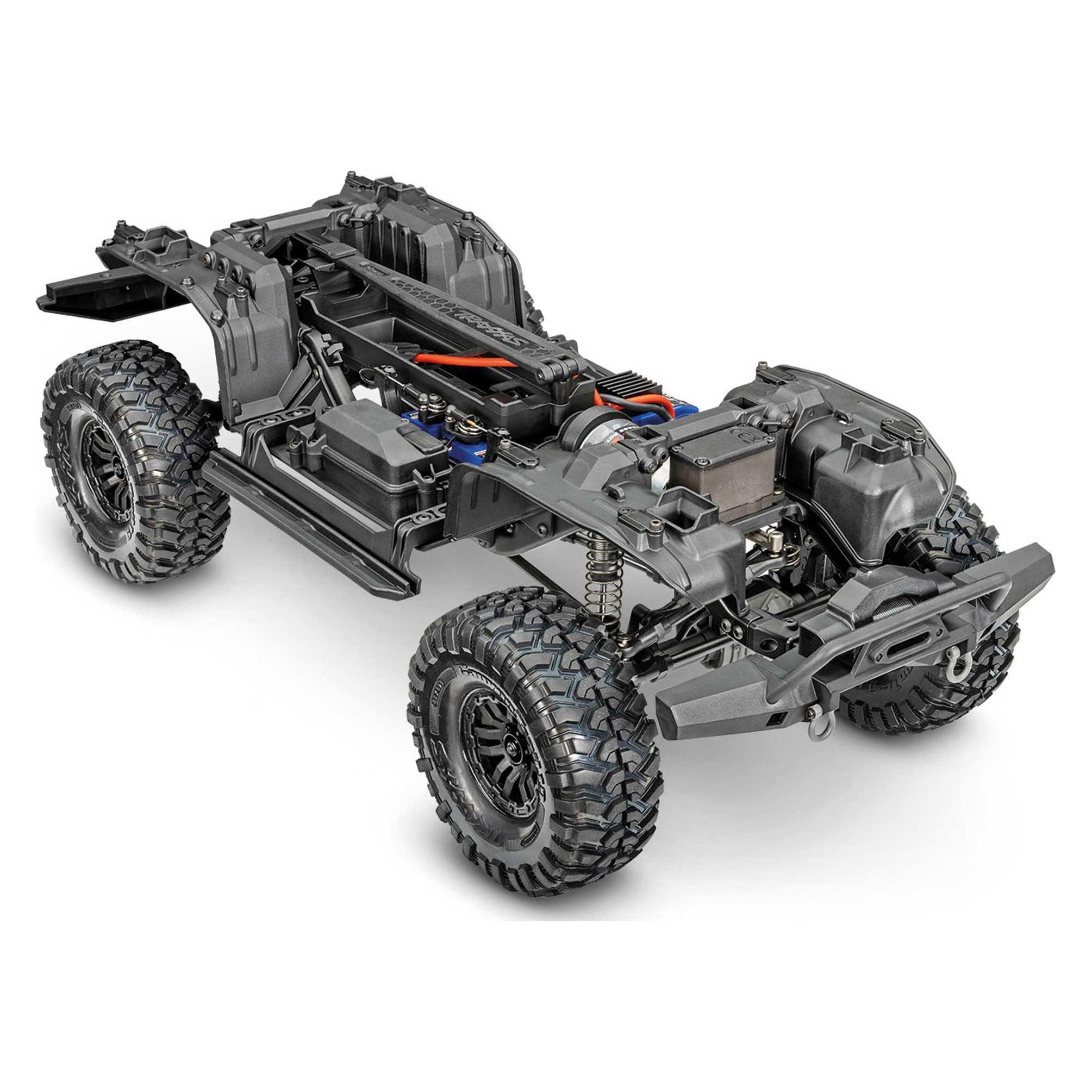Traxxas CRAWLER LAND ROVER 1:10 4WD EP RTR RED - CLIPLESS OHNE Ladegerät und OHNE Akku (RTR Ready-to-Run) (TRX82256-4-RED)