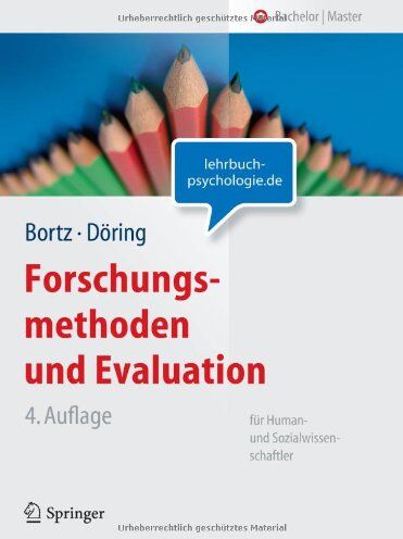 Jürgen Bortz - Forschungsmethoden und Evaluation: für Human- und Sozialwissenschaftler (Springer-Lehrbuch) - Preis vom 30.09.2026 22:30:23 h